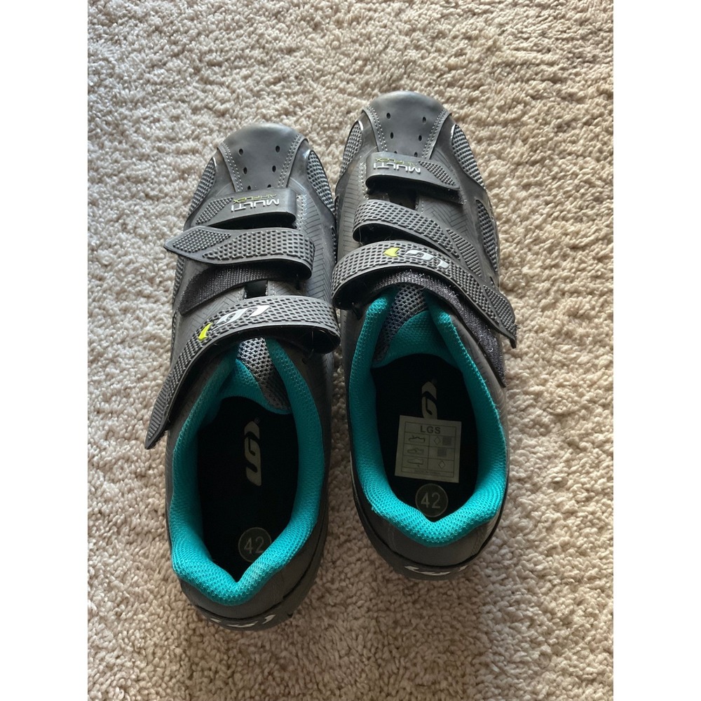 Giro‎ RUMBLE VR Mountain Bike Cycling Shoes Gray Teal Size 42 EU Mens